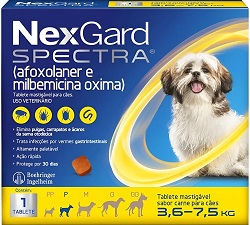 NexGard Spectra 3,6 a 7,5kg